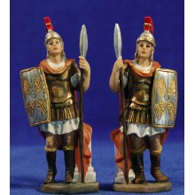 Pareja soldados romanos 11 cm resina
