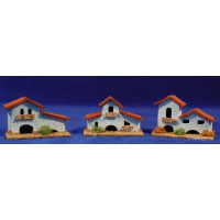 Casa masia  blanca 9x4x6 cm corcho Belenes Puig