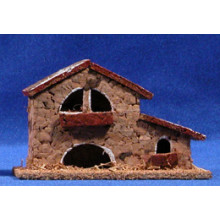 Casa masía 11x4x7 cm corcho Belenes Puig