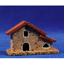 Casa modelo 1 6x3x4 cm corcho Belenes Puig