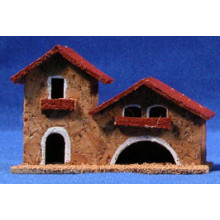 Casa modelo 1 13x5x8 cm corcho Belenes Puig