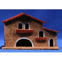 Casa modelo 3 13x5x8 cm corcho Belenes Puig