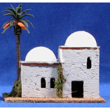 Casa hebrea 12x8x12 cm corcho Belenes Puig