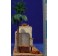Casas hebreas con palmeras 24x15x9 cm corcho