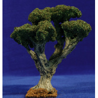 Árbol verde 18 cm corcho blanco Belenes Puig