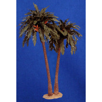 Palmera doble 40 cm resina