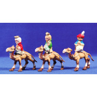Reyes a camello moderno 5 cm plástico Belenes Puig