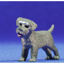 Perro shnauzer 10 cm plástico Belenes Puig Perro shnauzer 10 cm plástico Belenes Puig