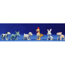 Grupo animales modernos 5 cm plástico Belenes Puig