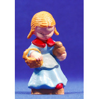 Pastora moderna con jarras 8 cm plástico Belenes Puig