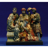 Grupo Nacimiento y reyes 14 cm resina