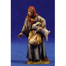 Pastora con conejo 10 cm plástico Moranduzzo - Landi estilo 700