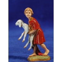 Niño con cordero 10 cm plástico Moranduzzo - Landi estilo 700