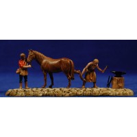 Herradores de caballo 6 cm plástico Moranduzzo - Landi