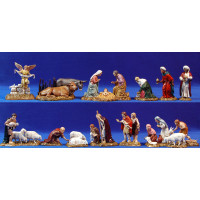Grupo nacimiento, reyes y pastores 9 cm plástico Moranduzzo - Landi estilo 700