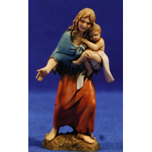 Pastora con niño en brazos 10 cm plástico Moranduzzo - Landi estilo 700