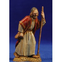 Pastor con bastón 10 cm plástico Moranduzzo - Landi estilo ebraico