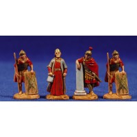 Soldados romanos y herodes 3,5 cm plástico Moranduzzo - Landi - Landi