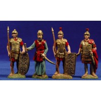 Soldados romanos y herodes 10 cm plástico Moranduzzo - Landi