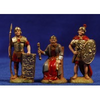 Soldados romanos y herodes 6'5 cm plástico Moranduzzo - Landi