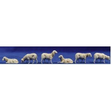 Grupo corderos 8 cm plástico Moranduzzo - Landi