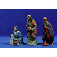 Reyes adorando M2 12 cm resina Montserrat Ribes