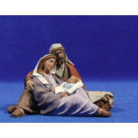 Nacimiento estirado sin buey ni mula 12 cm resina Montserrat Ribes