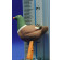 Pato 9 cm barro pintado AB