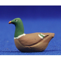 pato rio 12 cm barro pintado AB