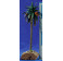 Palmera 20 cm metal