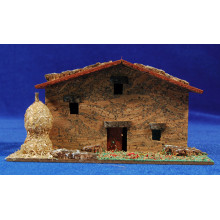 Casa masía con pajar modelo 1 17x8x9 cm corcho Plana