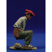 Caganer catalán  10 cm barro pintado De Francesco