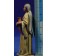 Pastora con jarras 8 cm barro pintado De Francesco