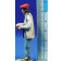Pastor catalán con cesta 5'5 cm barro pintado De Francesco