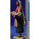 Pastora catalana cesto 10 cm barro pintado De Francesco