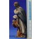 Pareja pastores adorando 10 cm barro pintado De Francesco