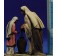 Pastora con niño y jarras 10 cm barro pintado De Francesco