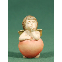 Ángel con corazón Philos 5 cm madera pintada