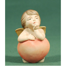 Ángel con corazón Philos 7 cm madera pintada