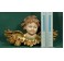 Busto de ángel colgar doble ala 10 cm resina
