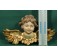 Busto de ángel colgar doble ala 15 cm resina