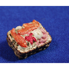 Bandeja peces 4x3 cm resina