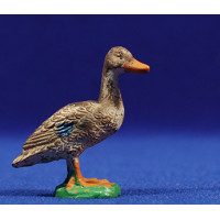Pato marron 10 cm resina