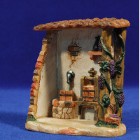 Taberna botas vino 6 cm resina