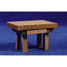 Mesa sola marrón 8,5x6x5,5 cm madera