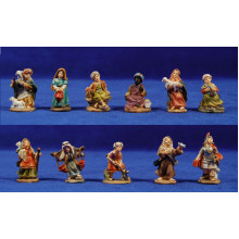 Grupo 11 pastores 5 cm resina