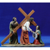 Camino de la cruz - Verónica M2 13 cm resina