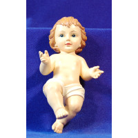 Niño Jesús mida real 18,7 cm resina
