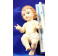 Niño Jesús mida real 18,7 cm resina
