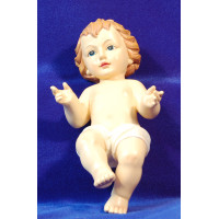 Niño Jesús mida real 25 cm resina